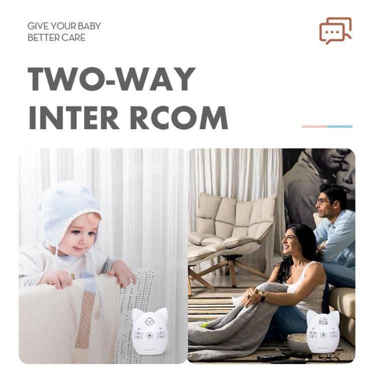 Wireless Audio Baby Monitor Support Voice Monitoring + Intercom + Night Light without Battery, US Plug, UK Plug, EU Plug, AU Plug Wireless Audio Baby Monitor Support Voice Monitoring + Intercom + Night Light without Battery, US Plug, UK Plug, EU Plug, AU Plug
